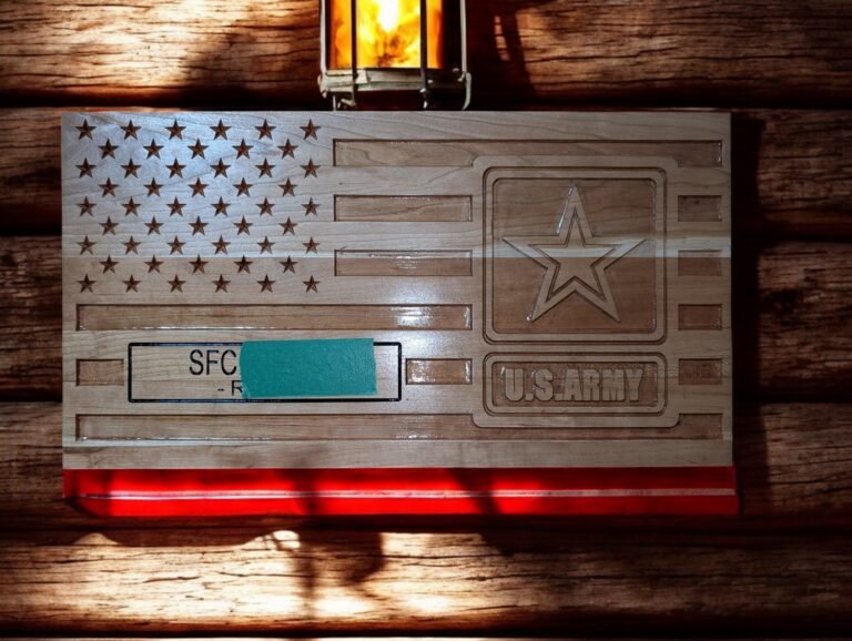 Custom US Army Flag