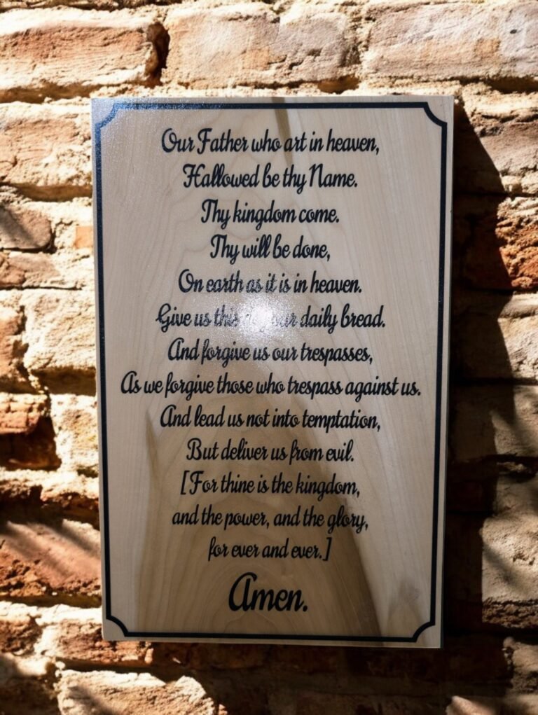 Prayer Plaque